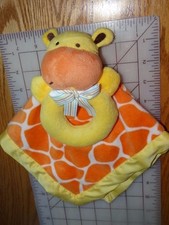 Carter's Snuggle Me Giraffe Baby Security Blanket/Blankie/Lovey Ring Rattle 2011