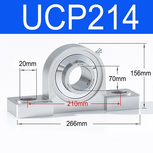 UCP bearing - NP Metric Pillow Block Housed Bearings UCP201-UCP215 bore 12-75mm - Picture 17 of 18