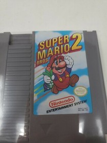 Super Mario Bros. 2 Brothers Nintendo NES Cartridge Cart AUTHENTIC! TESTED 