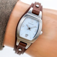 Fossil Jr-9761 Womens Brown Leather 