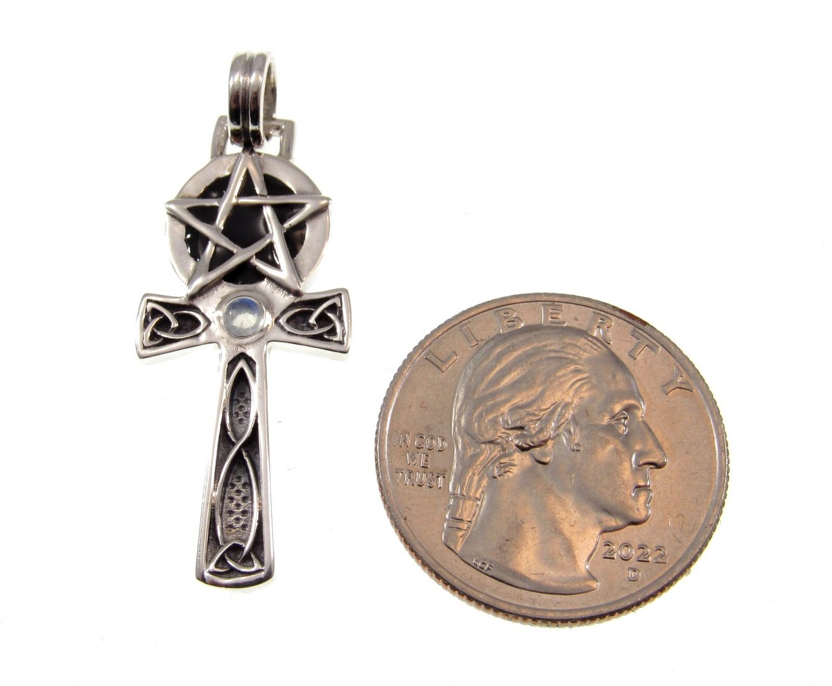MM Celtic Knot Pentacle Ankh Reinbow