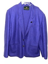 Giesswein Wool Alpaca Button Coat Jacket Women’s Purple Size 14