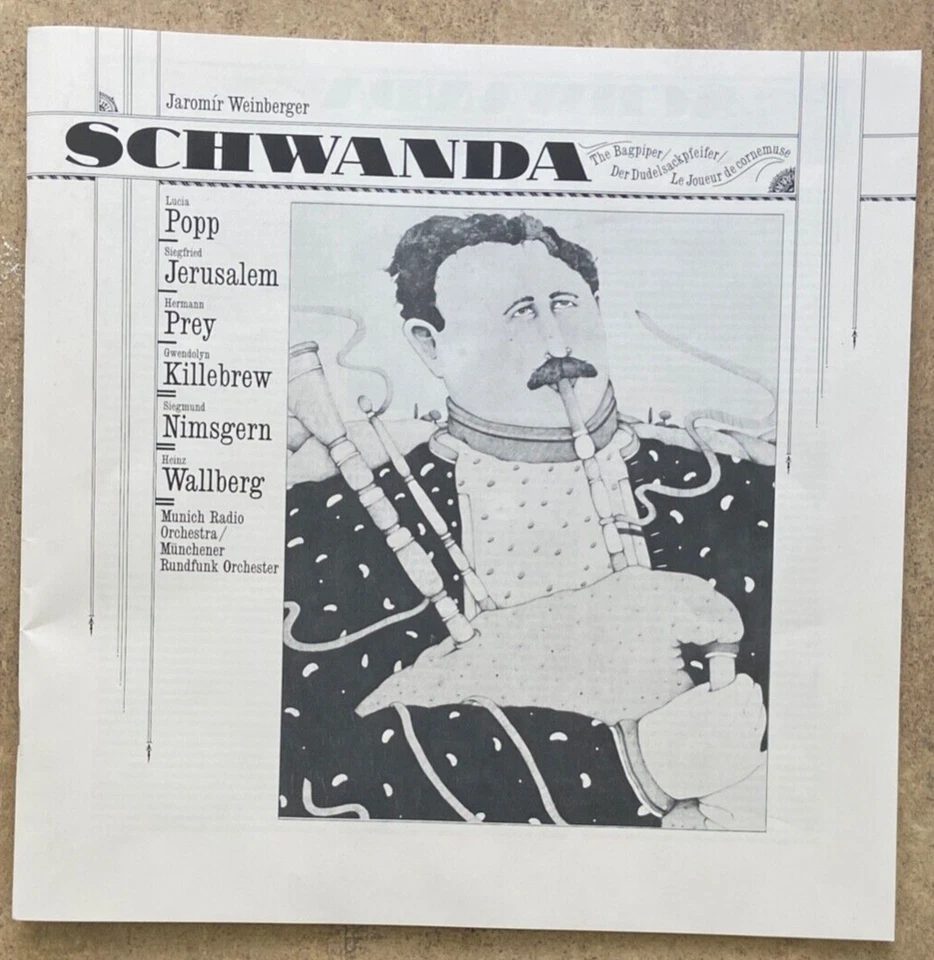 JAROMIR WEINBERGER  Schwanda The Bagpiper 3-LP BOX SET w/ BOOK!!! Gorgeous! Foto 3 de 4