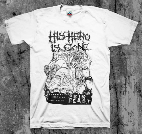 His Hero Is Gone 'Skinfeast' T Shirt - 第 2/8 張圖片