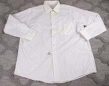 Vintage Yves Saint Laurent Shirt Mens 17 32 33 White W/Tags Made In USA Read