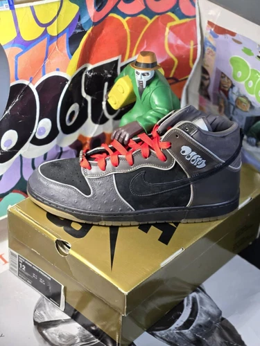Size 12 - Nike Dunk SB Premium High MF Doom