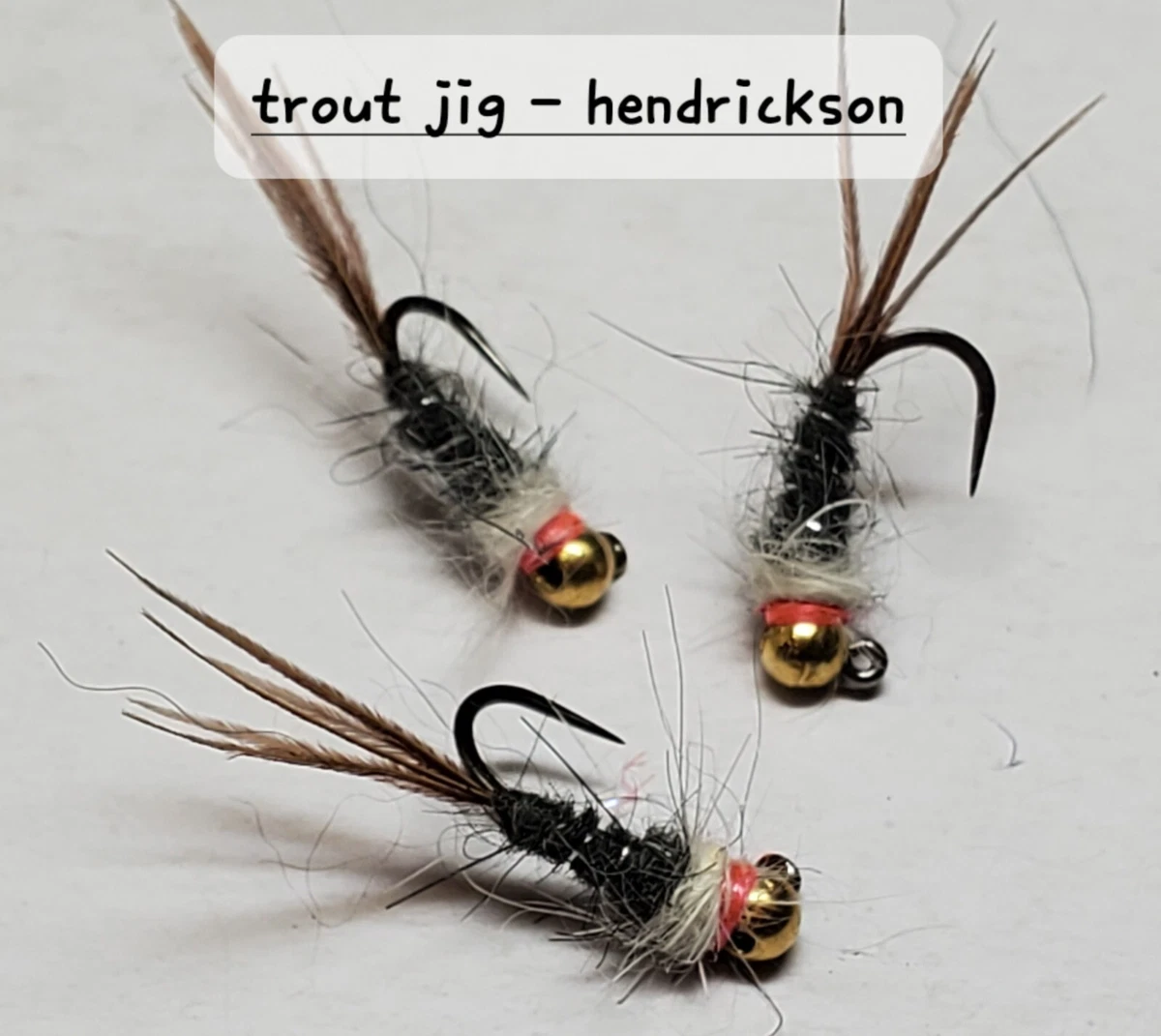 Trout Jig Hendrickson, Tungsten Bead Head Trout Jig, Trout Jig Nymph