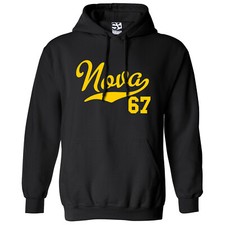 Nova 67 Script Tail HOODIE | 1967 SS Super Sport Muscle Car Hooded Sweatshirt