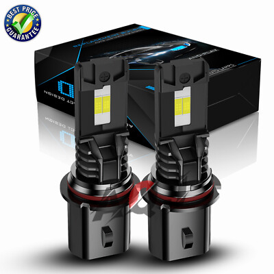 For Ford E-150  E-250 E-350 1992-2007 9007 2x ED Headlight Bulb High Low Beam