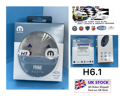 Neu Original OEM Mopar H7 lila farbige Birnen Kit ECE R37 genehmigt H7: E1 11Z