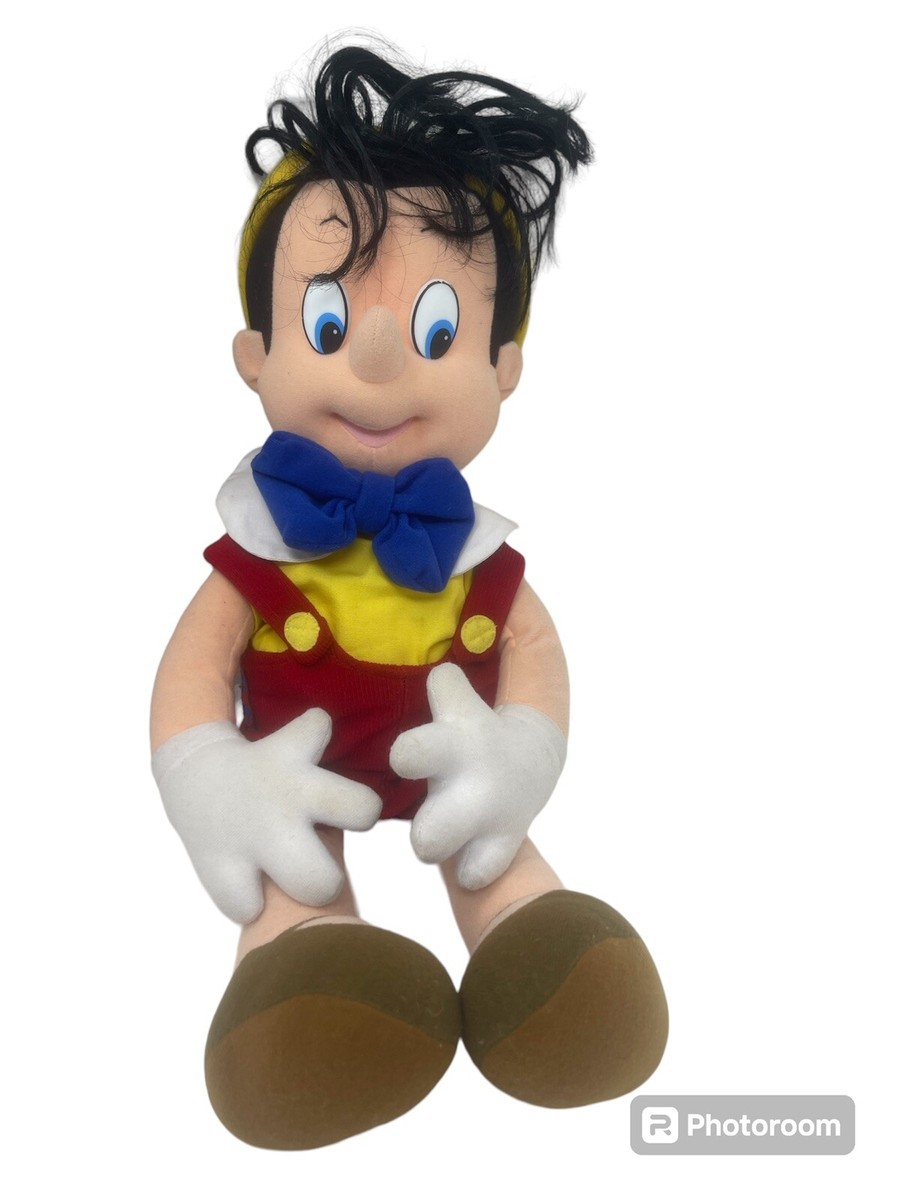 Mattel Disney Pinocchio Plush Toy 18 Inches Retired Vintage 1992