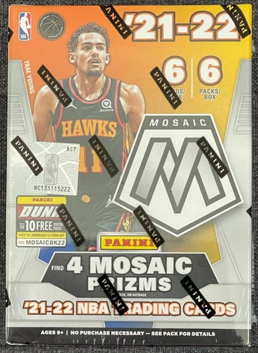 2021-22 Panini Mosaic BASKETBALL BLASTER BOX - Brand New & Sealed