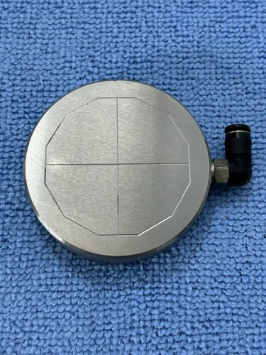 MITUTOYO CMM Air Float Bearing, 58mm Dia X 12mm" Thick with Air Fitting