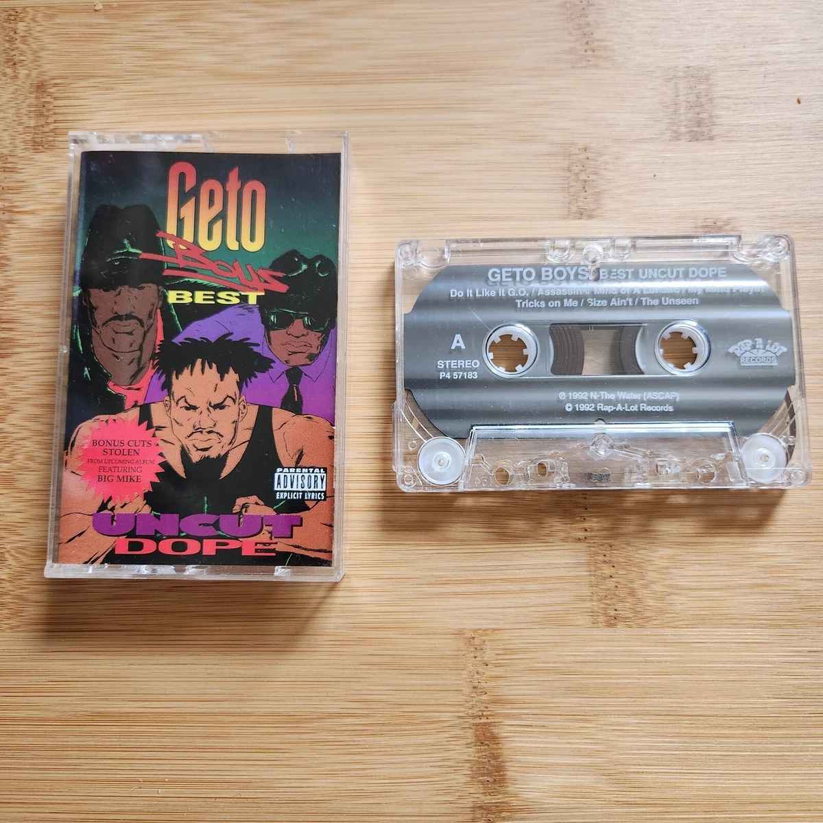 Uncut Dope by Geto Boys | RARE vintage Cassette, Nov-1992, Rap-A