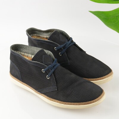 Donald Pliner Men\'s Size 10 Timm Chukka Navy Blue Suede Lace Up‎ Casual Boot Amazon.com | Donald Pliner Men main image 4