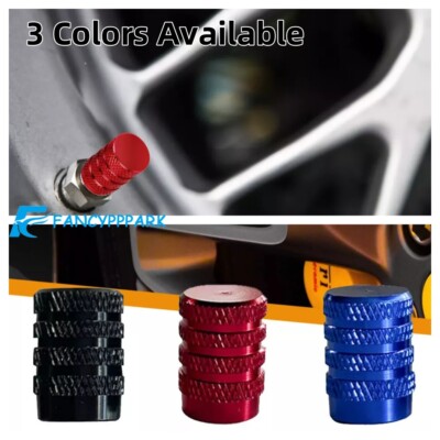 8Pcs Aluminum Air Dust Car Tire Valve Cap Tyre Valve Stem Cover For Car Bike SUV