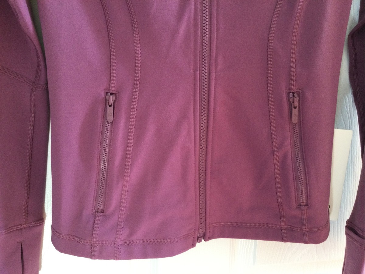 NWT Lululemon Define Jacket *Luon Size 8 in Vintage Plum
