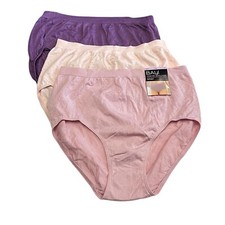 Bali Comfort Revolution Brief Panty 6/7 M MEDIUM NWT 803J 3 Pack Panties