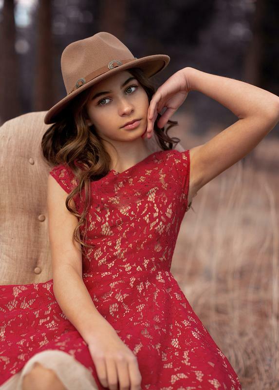 New Girls Joyfolie Red Dress Holiday Christmas Lace Vintage 7 Special  Occasion | eBay