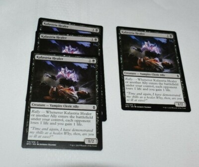 MTG card: 4x Kalastria Healer, Black Common Creature, Battle for Zendikar |  eBay