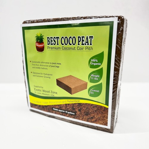 Best Coco Peat - Premium Coir Pith 5Kg/11 Lbs Block, Expands to 15 ...
