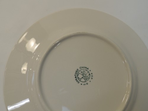 Syracuse China Set Lot VTG Dish-ware Plates Restaurant Ware Plates Dinner Brown - Picture 9 of 12