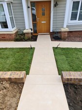 Sample ( Off-cut) Cotswold Street Sandstone Porcelain Paving Patio Slab