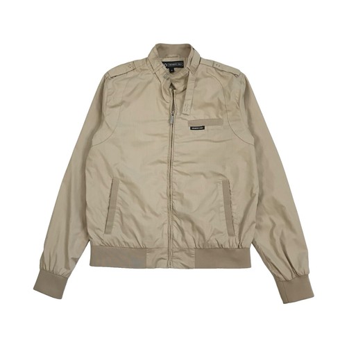 Blouson Bombardier Vintage Members Only Taille S Coupe-vent Beige Homme