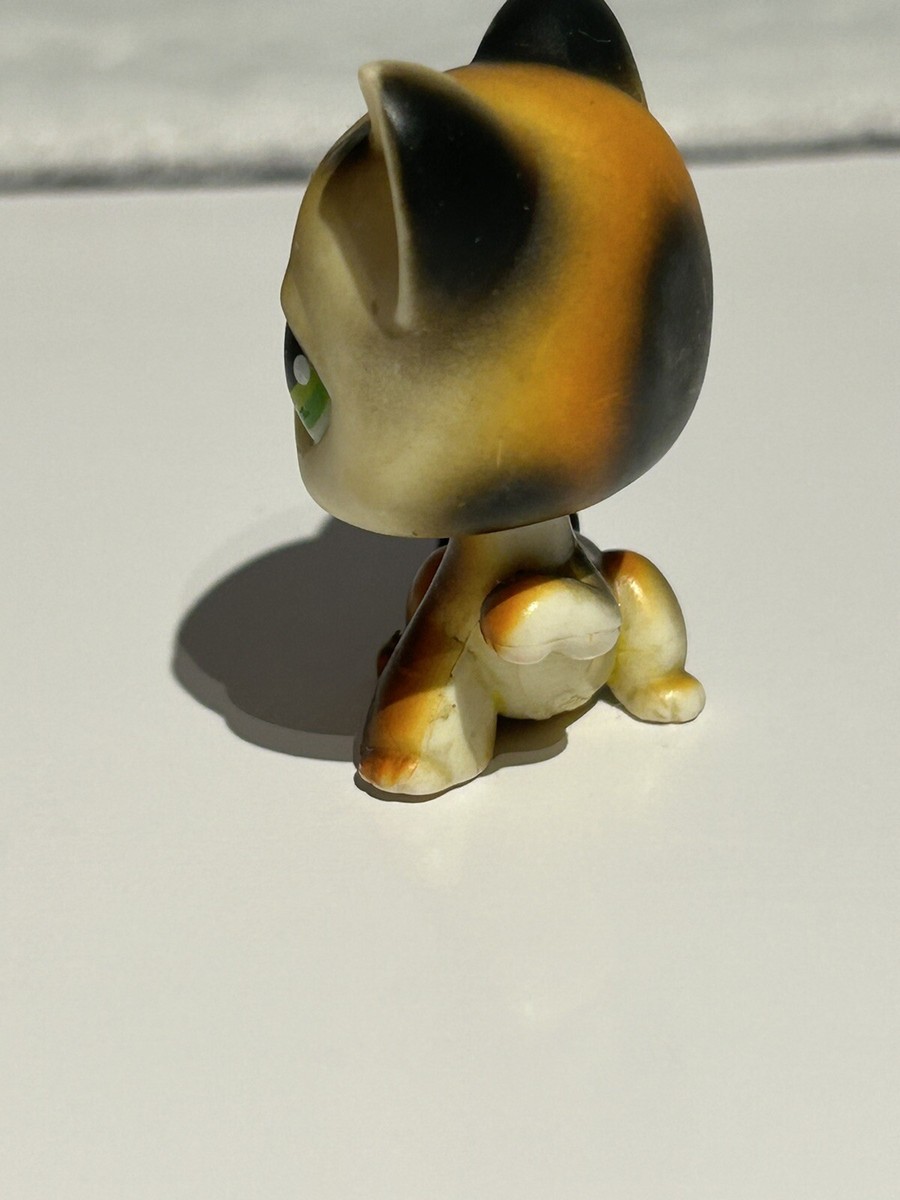 Littlest Pet Shop Authentic #27 Orange Black White Calico