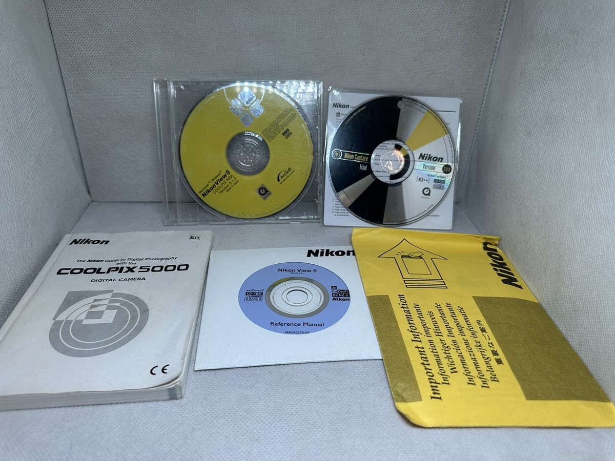 Nikon Coolpix 5000　箱入り　フルセット 432108593764bcaa59ebfdf3272829