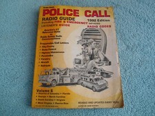 VINTAGE 1992 Radio Shack Police Call Radio CODES Guide Volume 6 Book