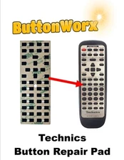 Button Repair TECHNICS PANASONIC Remote EUR646496 EUR647132 EUR647139 EUR646493