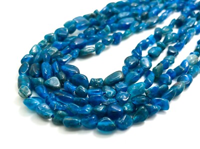 Natural Apatite Small Nugget Polished Pebble Gemstone Beads - PGS151