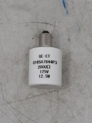 GE-ET 0165A7844P3 Indicator Light Cap 2000Ω 12.5W 125V