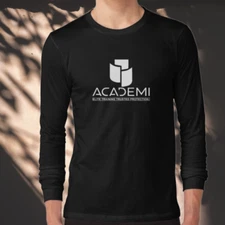 Academi Blackwater Elite Training Long Sleeve T-Shirt Funny  Size S to 5XL