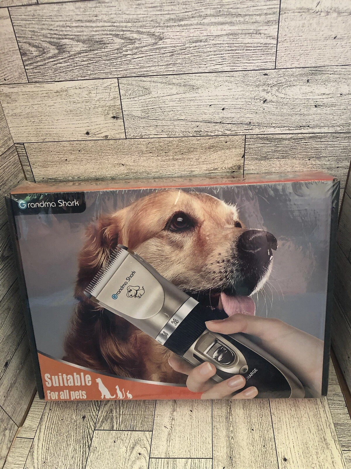 Dog Clippers, Dog Grooming Kit Rechargeable Cordless Pet Grooming Kit