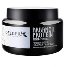 Collagen Hair Mask Double Protein Deep Conditioner Argan Oil Hair Sealed