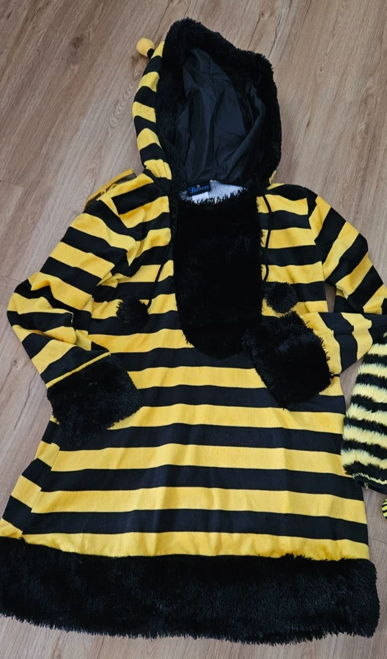 Biene Hummel Kostüm Damen Karneval Fasching Kleid Verkleidung Deiters Gr. 46/48 - Bild 2 von 4