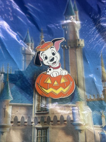 2025 Disney Parks Halloween Pumpkin Pals Mystery Pin - 101 Dalmatiner Lucky