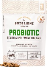Cat probiotic digestive health supplement crunchy chews