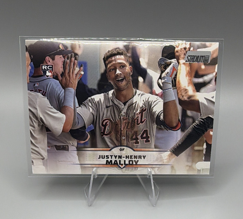2025 Topps Stadium Club Rookie Justyn-Henry Malloy Detroit Tigers #64