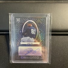 2022 Panini Chronicles Obsidian Electric Purple Etch Luis Gil Rookie Auto #6/99