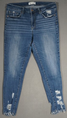 WI07407 BKE (THE BUCKLE) PAYTON UNIVERSAL FIT MID-RISE SKINNY WOMENS JEANS sz31