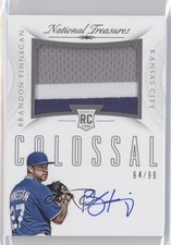 2015 Panini National Treasures 64/99 Brandon Finnegan #5 Auto 0o9