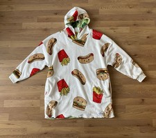 Primark Snuddie Food Lovers Reversible Oversized Blanket Hoodie Size XS/S Unisex