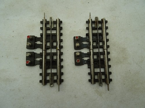 Trix Express H0 Gleismaterial 2x Trenngleis gerade 718 - 4718 vierpolig gut | Condition: Gebraucht