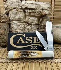 Case XX USA 2024 6.5 Burnt Bone Stag 65338 Stainless Razor Barlow Pocket Knife