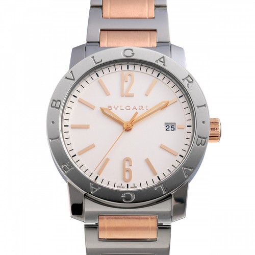 BVLGARI Bvlgari Bvlgari BB39WSPGD Automatic winding 39mm Silver Stainless steel