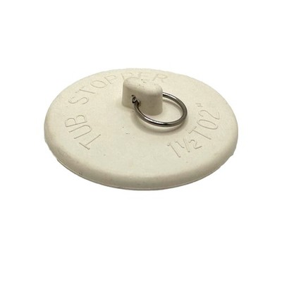 Rubber Tub/Sink Stopper for 1 1/2'' to 2'' Drains - Split Ring for Easy Removal...