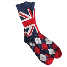 Unisex Union Jack English Flag Cushioned Crew Socks ONE SIZE